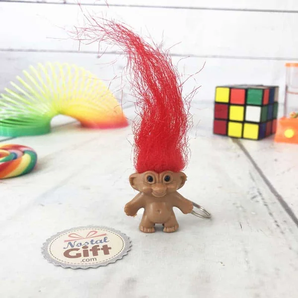 Porte-clefs troll vintage