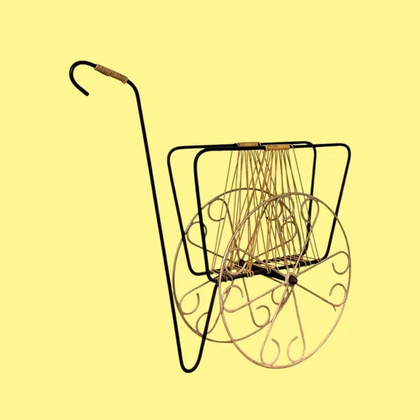 Porte-revues vintage scoubidou 60's