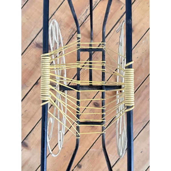 Porte-revues vintage scoubidou 60's