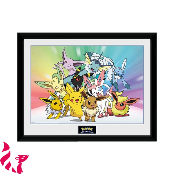 Poster encadré - Pokémon "Évoli"