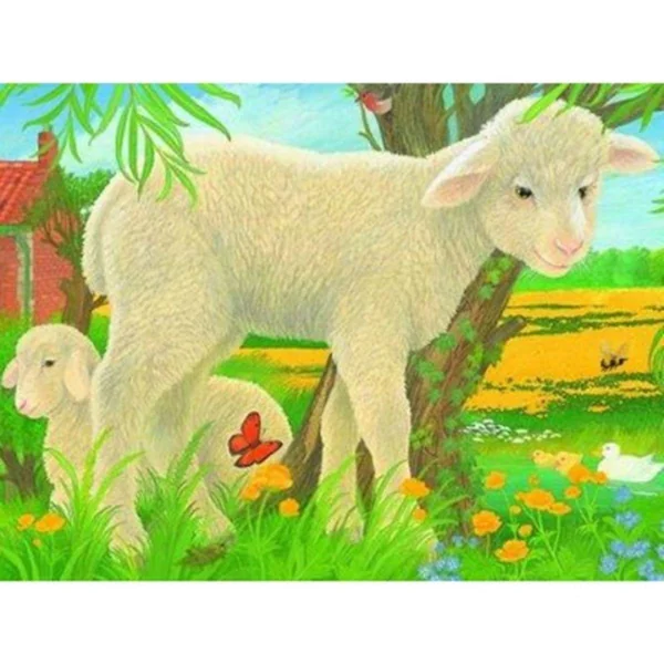 PUZZLE 12 CUBES ANIMAUX