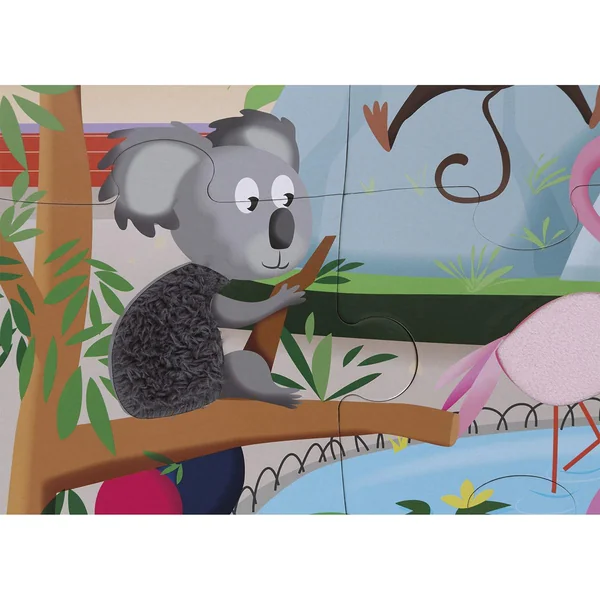 Puzzle 20 pièces une journée au zoo