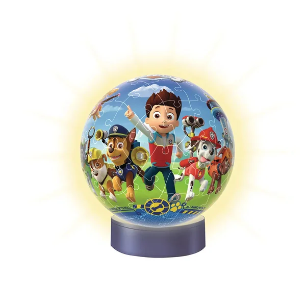 Puzzle 3D rond 72 pièces illuminé - La Pat'Patrouille