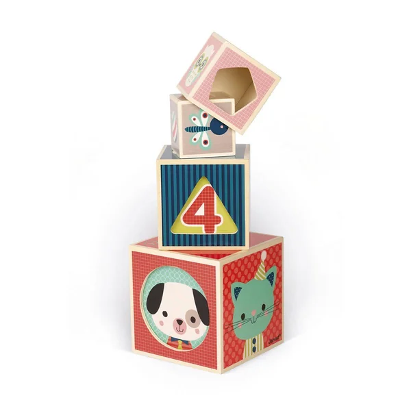 Pyramide 6 cubes Baby Forest