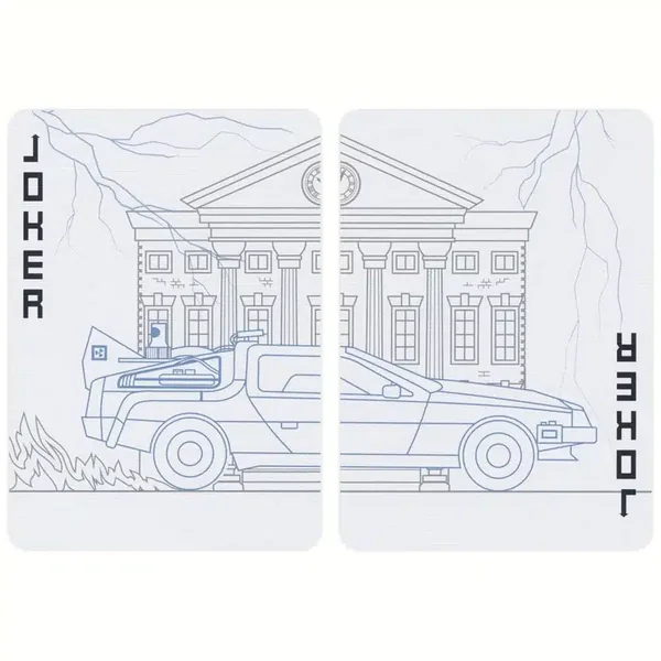 Retour vers le futur - Jeu de 54 cartes - Bicycle