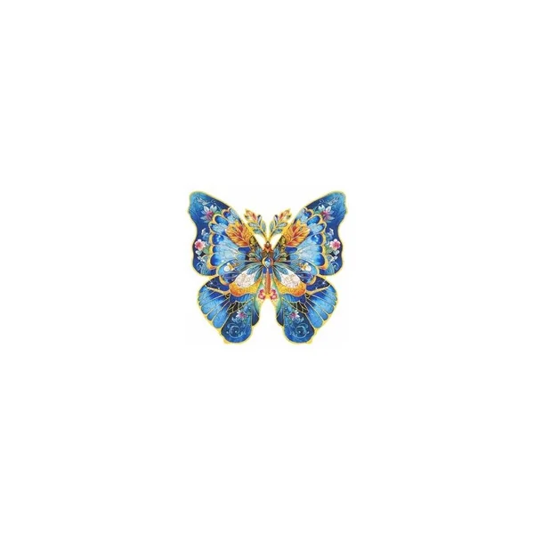 Rowood Morpho Helena Flower Wooden Jigsaw Puzzle