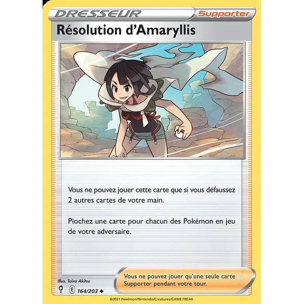 Résolution d’Amaryllis 164/203
