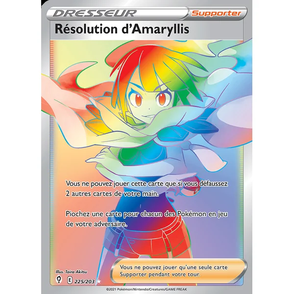 Résolution d’Amaryllis 225/203