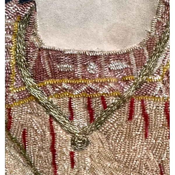 Sainte Philomène, broderie XIXème