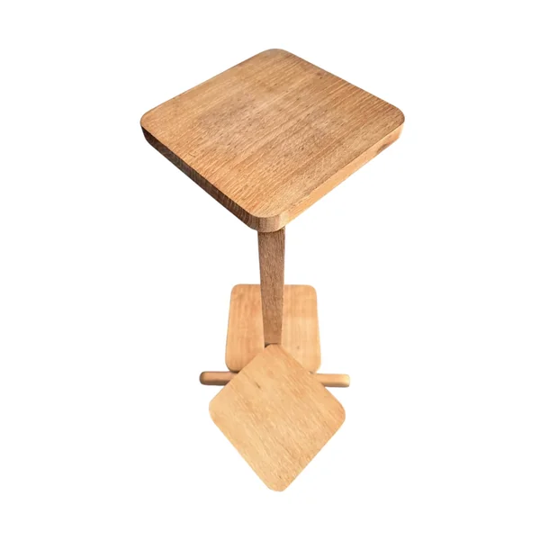 Sellette vintage porte-plantes en bois