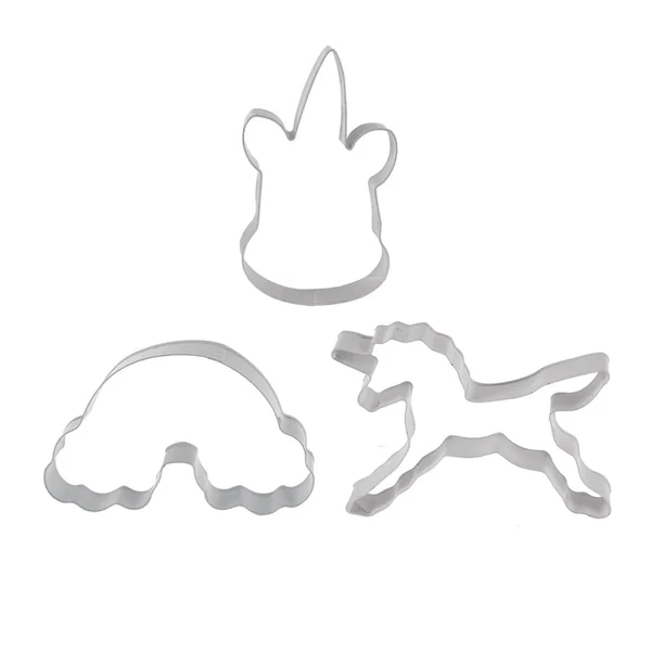 Set 3 Emporte-pièces Licorne