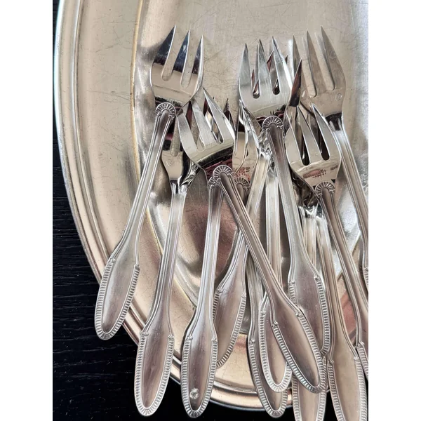 Set de 12 fourchettes à huîtres