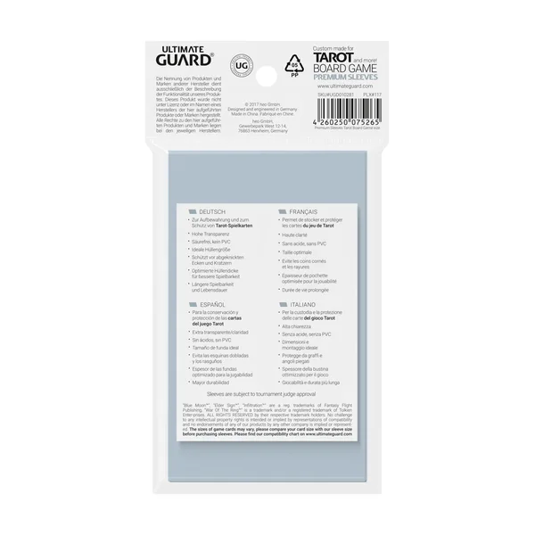 Sleeve pour Booster (Tarot size)