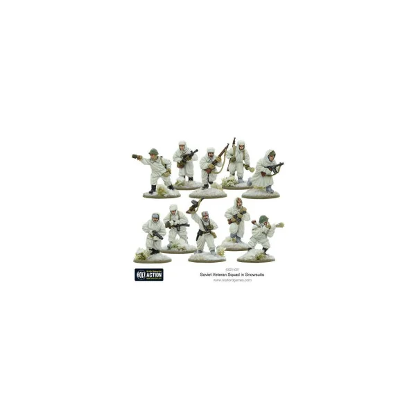 Soviet Veteran Squad in Snowsuits - Bolt Action