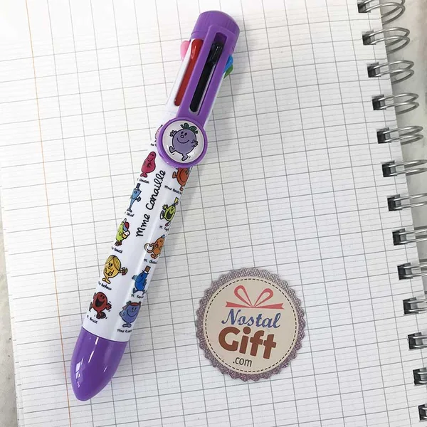 Stylo 8 couleurs Monsieur Madame