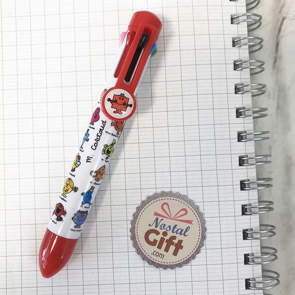Stylo 8 couleurs Monsieur Madame
