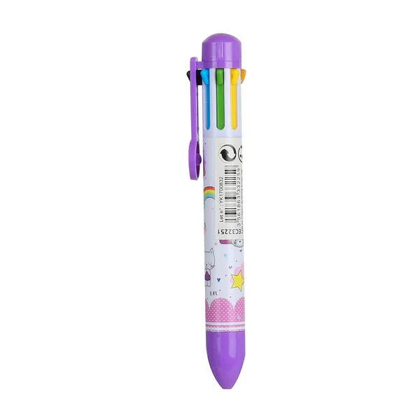 Stylo bille 8 couleurs