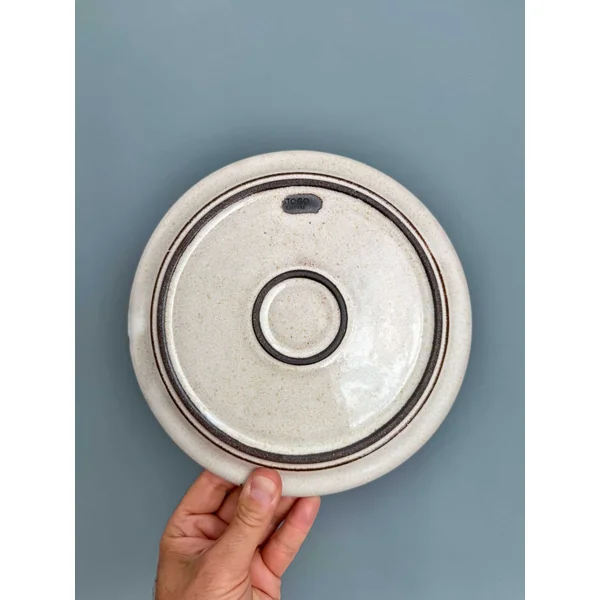 Suite de 6 assiettes plates Stogo en grès scandinave