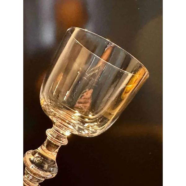 Suite de 6 verres à eau en cristal de Sèvres