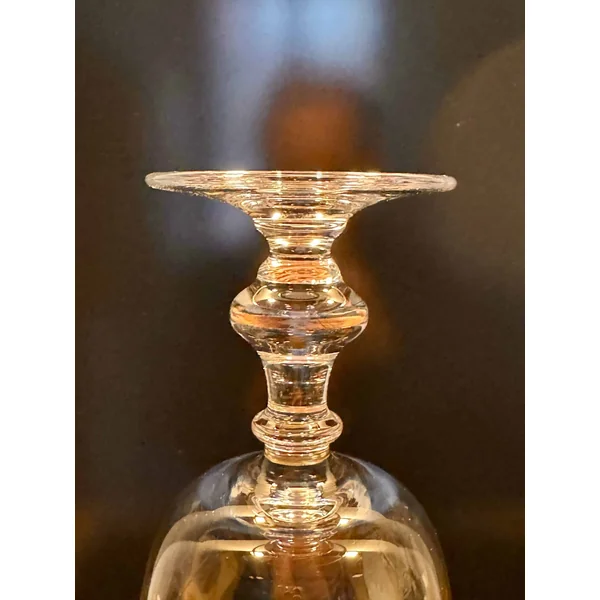 Suite de 6 verres à eau en cristal de Sèvres