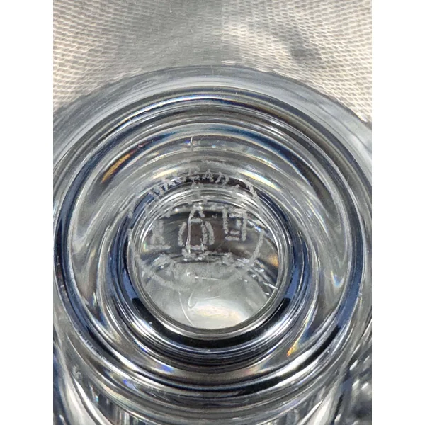 Suite de 7 verres à vin en cristal Baccarat, modèle Missouri