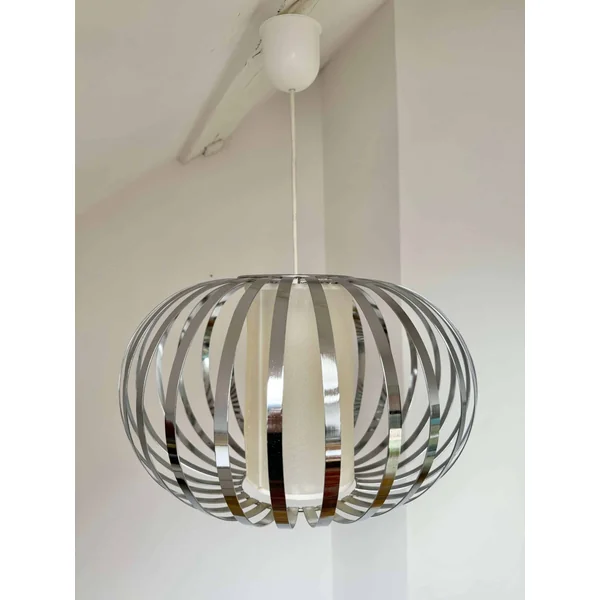Suspension design en inox chromé