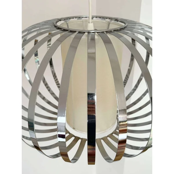 Suspension design en inox chromé