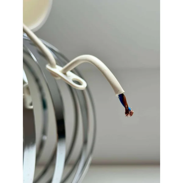 Suspension design en inox chromé