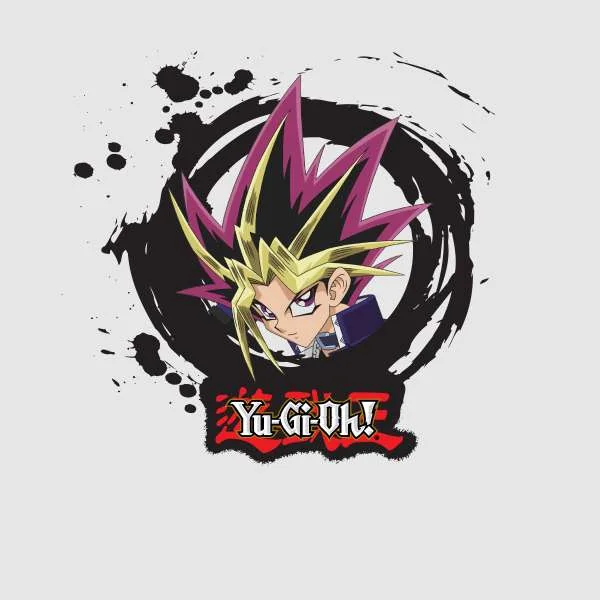 Sweat à capuche Yami Yugi Inked - Gris