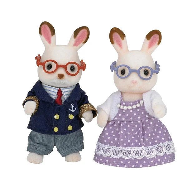 Sylvanian Families 5190 : Les grands-parents Lapin chocolat