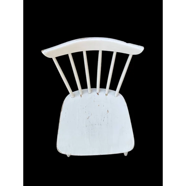 Série de 4 chaises scandinaves vintage
