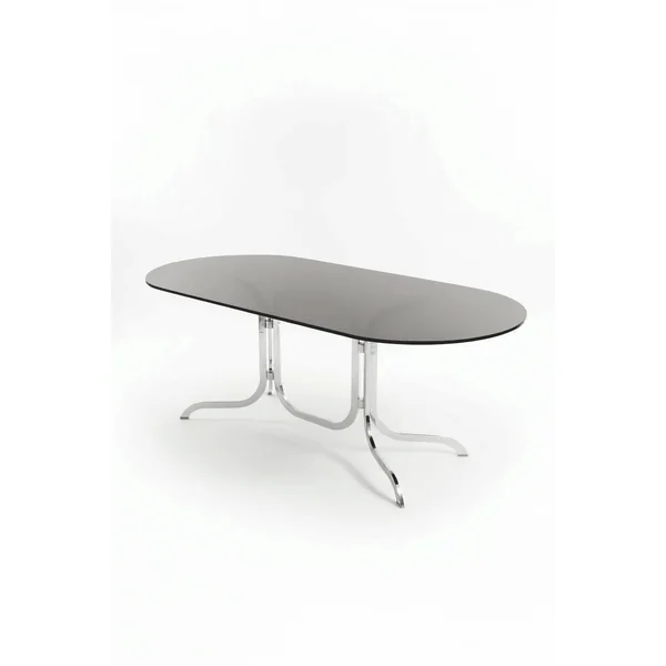 Table ovale Roche Bobois vintage, années 70