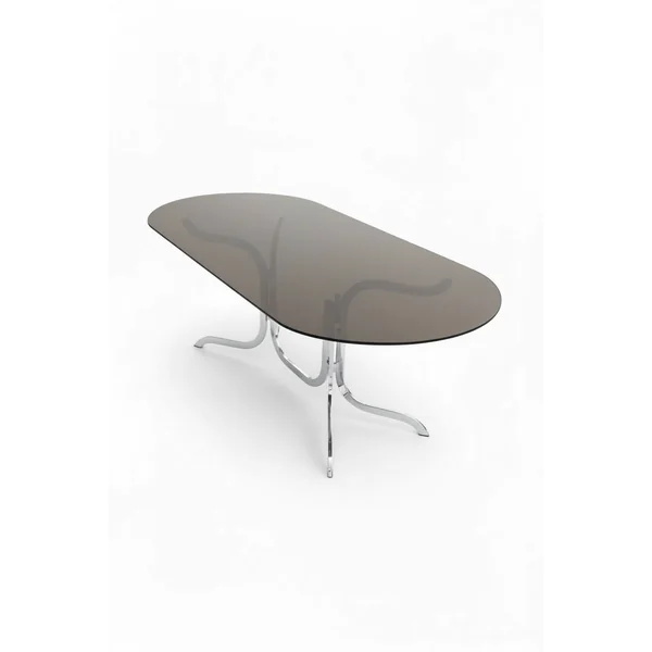 Table ovale Roche Bobois vintage, années 70