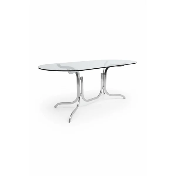 Table ovale Roche Bobois vintage, années 70