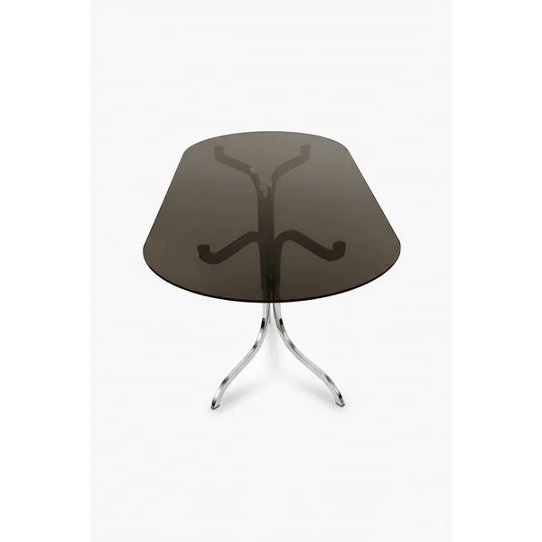 Table ovale Roche Bobois vintage, années 70