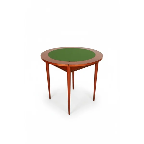 Table ronde, console demi-lune