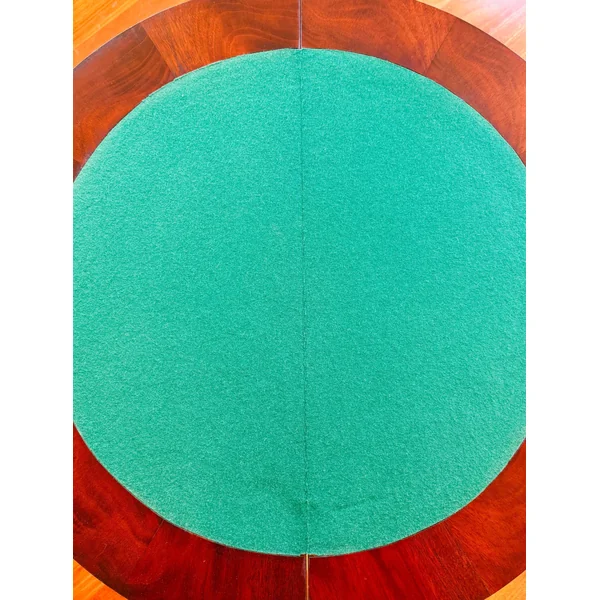 Table ronde, console demi-lune