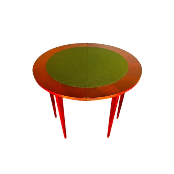 Table ronde, console demi-lune