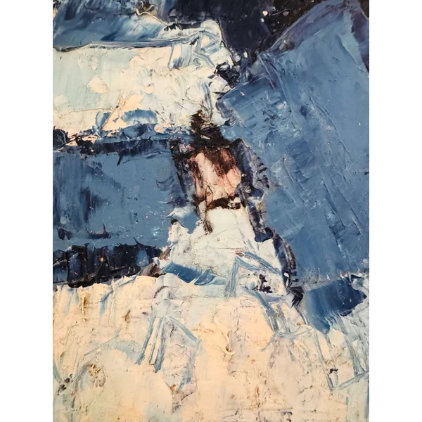 Tableau abstrait daté de 1968