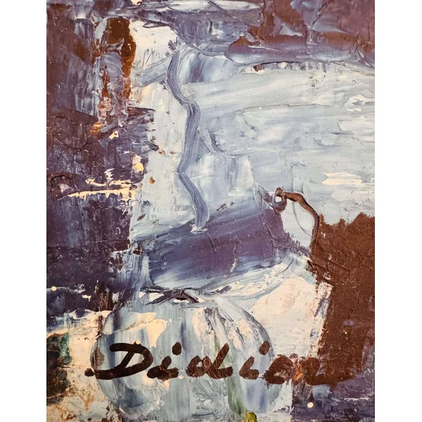 Tableau abstrait daté de 1968