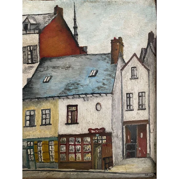 Tableau ancien, Saint Leu à Amiens