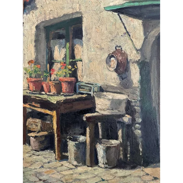 Tableau ancien signé Robert Boudry