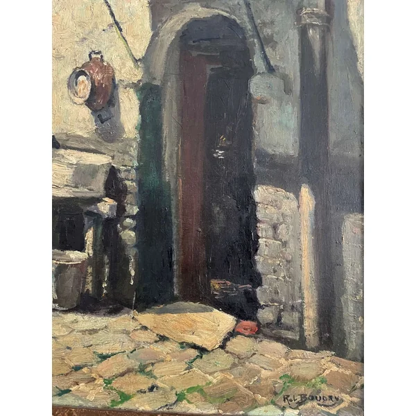 Tableau ancien signé Robert Boudry