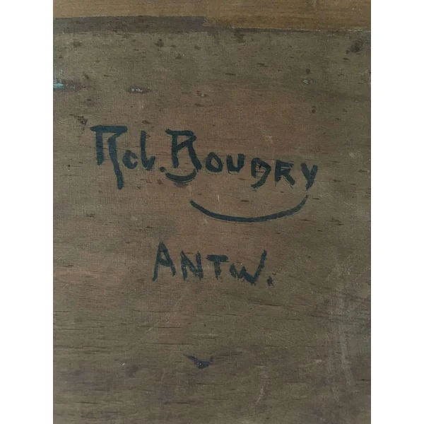 Tableau ancien signé Robert Boudry