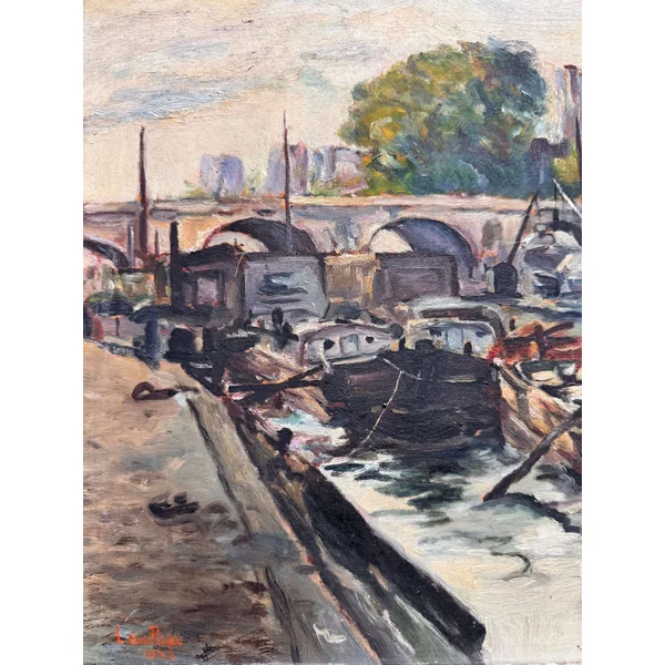 Tableau daté de 1948 et signé Léon Picot