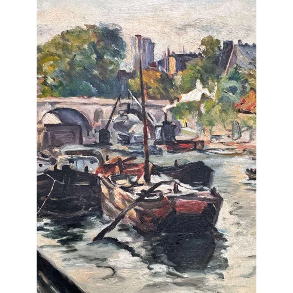 Tableau daté de 1948 et signé Léon Picot