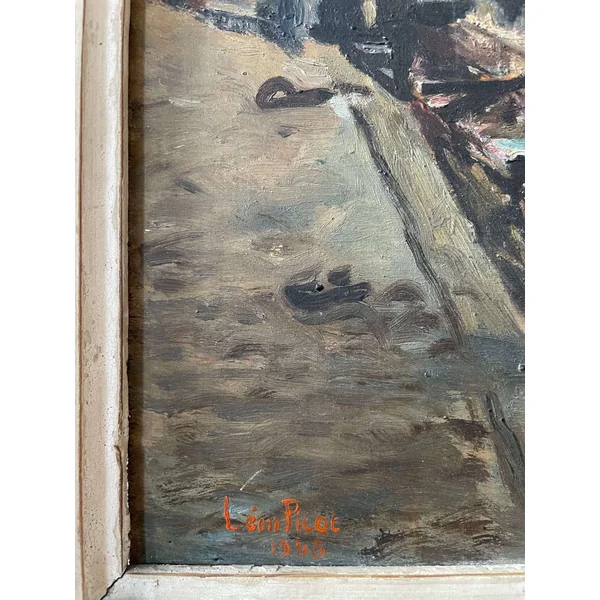 Tableau daté de 1948 et signé Léon Picot