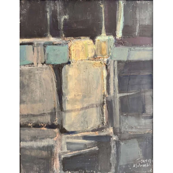 Tableau signé André Schembri "Méditation"