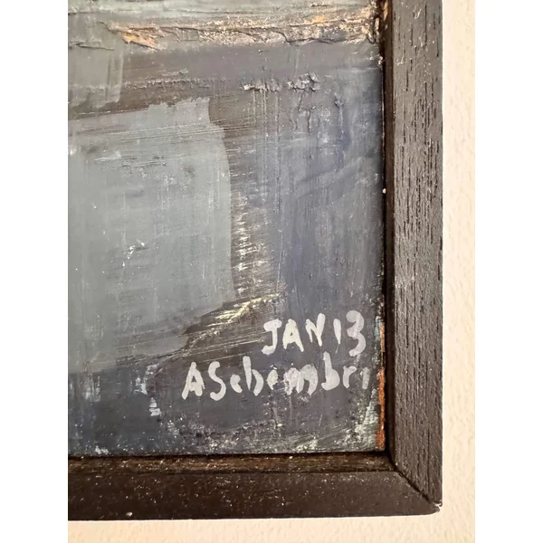 Tableau signé André Schembri "Méditation"