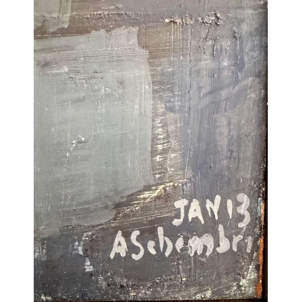 Tableau signé André Schembri "Méditation"